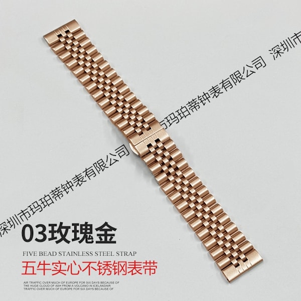 Klockarmband för Apple Watch iWatch Gäller: 1-9 generationen/SE 38/40/41mm 3 roséguld
