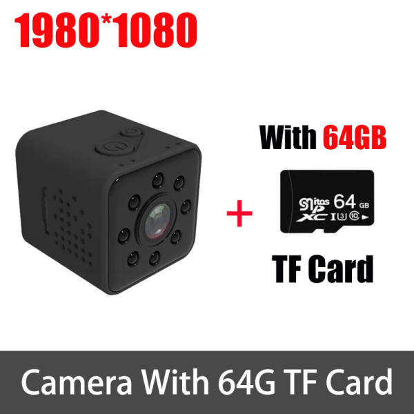 SQ23 Mini Wifi Draadloze Kamera Hd 1080P Videosensor Nachtzicht Videokamera Mikrokamera Dvr Motion Outdoor Smart Home cam 64GB Overseas