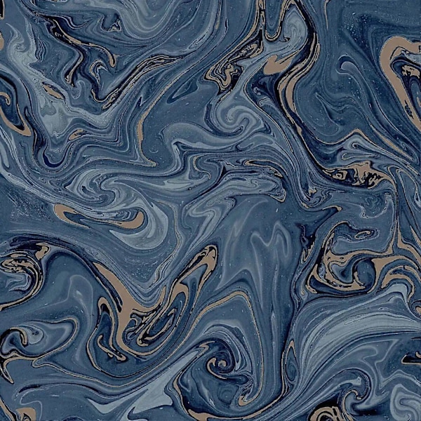 Liquid - Marineblå/Gull Fresco