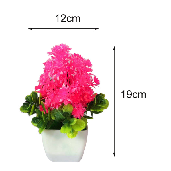 1st Praktisk Konstgjord Krysantemum Bonsai Krukväxt Simulering Konstgjord Blomma Falsk Blomma Landskap Hem Blomdekor 1