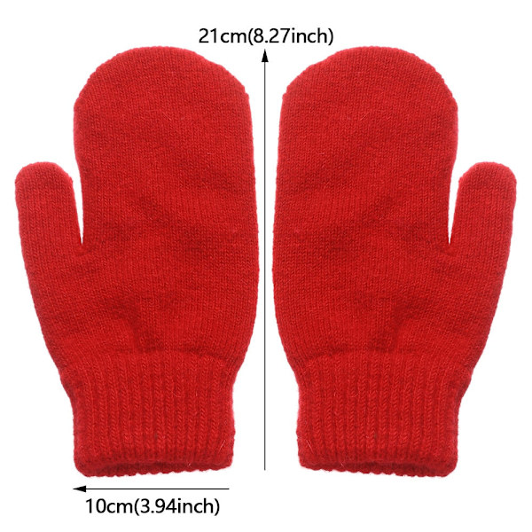 Nye Doble Kaninhårhansker Dame Vinter Koreansk Versjon Ensfarget Alle Fingre Vinter Damehansker Jentevotter camel One Size