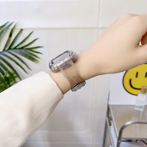 Urrem til Apple Watch iWatch 10. generation/42 mm transparent sort