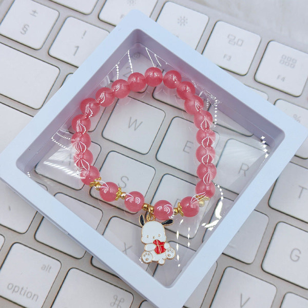 Studentarmband Kvinna Iskristall Tecknad Cinnamoroll Babycinnamoroll Clow M Sanrio Sweet Melody bracelet/bag