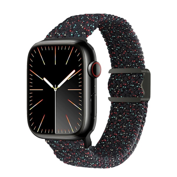 Urrem til Apple Watch iWatch 38/40/41/42mm 0. generation Stjerneskær Sort