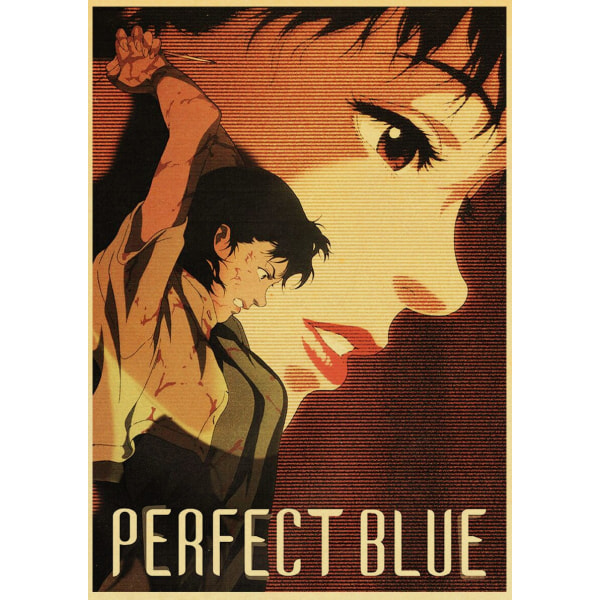 Anime Samling Miyazaki Hayao/Patlabor/Totoro Retro Kraft Papir Plakat For Stue Bar Dekor Klistremerker Veggmaleri 30x21 cm Q03327