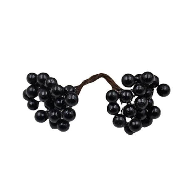40 st Mini Konstgjord Blomma Frukt Skum Bär Juldekoration Bukett För Bröllop Heminredning DIY Scrapbooking Bacca Krans A3