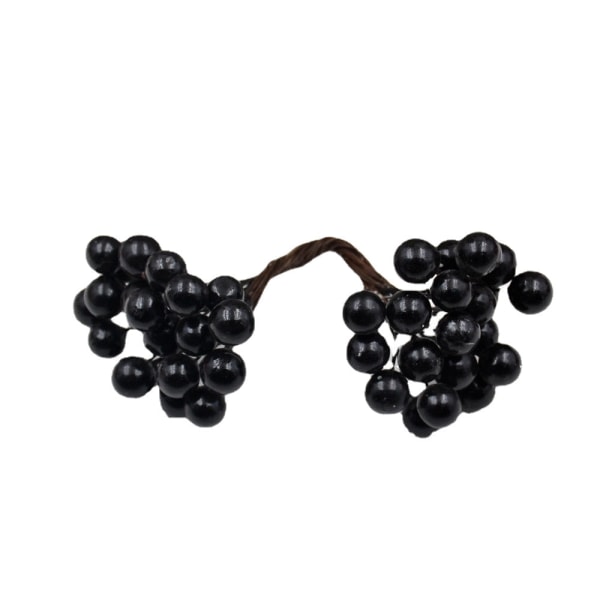 40 st Mini Konstgjord Blomma Frukt Skum Bär Juldekoration Bukett För Bröllop Heminredning DIY Scrapbooking Bacca Krans A8