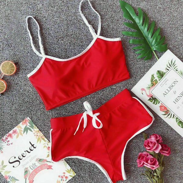 Yoga Set Träningsset Löpning Sport Jumpsuit Gymkläder För Kvinnor Red M