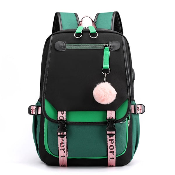 Swagger Taske med Nylon Materiale Rygsække BlackBTS