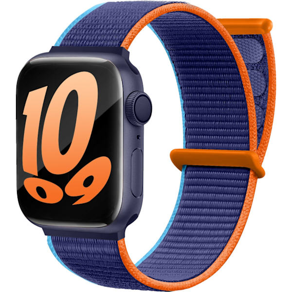 Klockarmband för Apple Watch iWatch 38/40/41mm mörk marinblå