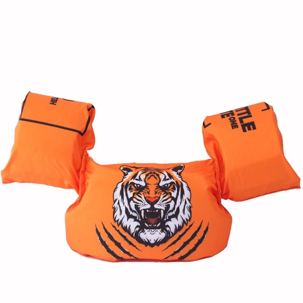 Badkläder Baby Flyt Cartoon Arm Ärm Livväst Baddräkt Skum Säkerhet Simträning Flytande Pool Flyt Simring puddle jumper pink Princess 10-30KG