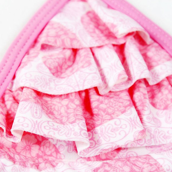 Baddräkt Barn Bikini Flickor Delad Triangel Barn Badkläder Pink 12 Year152CM