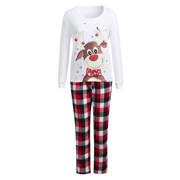 Joulu Pyjamat Yhteensopivat Perhe Pyjamat Naiset Topit Ja Housut Miehet Pyjamasetti Miehet Hirvi Topit Pusero Housut Pyjamat Yöasut Setti MEN XL