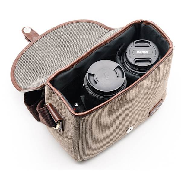 Retro Fotoveske Kameraveske Deksel For Canon EOS 5D Mark III II 200D 77D 7D 80D 800D 1500D 1300D 6D 70D 760D 750D 700D 600D 1200D Gray