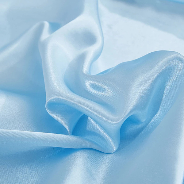 1 stk 45*45cm Sateng Putetrekk Komfortabel Firkantet Hjem Sofa Dekor Ensfarget Pynteputetrekk Sateng Putetrekk Blue