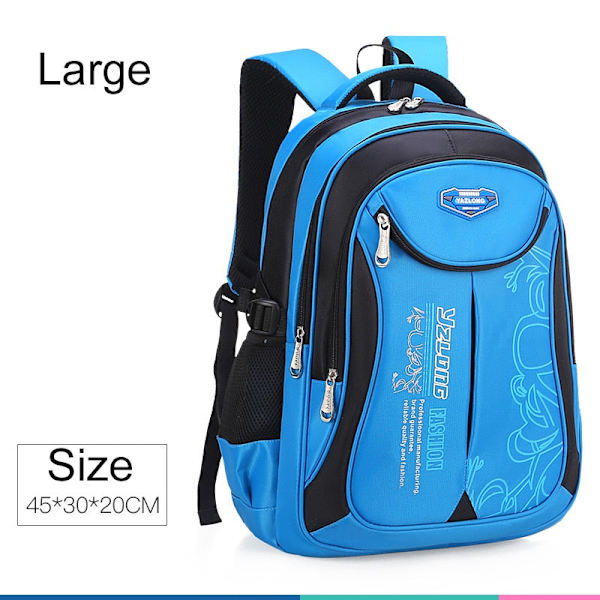 Ryggsäck Skolväska Barn Skolväskor för Tonåringar Pojkar Flickor Stor Kapacitet Vattentät Portfölj Barn Bok mochila escolar large navy