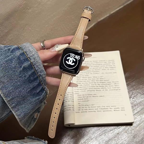 Kellon ranneke Apple Watch iWatch 38/40/41/ 10. sukupolvi 42mm yleismalli, mantelin värinen