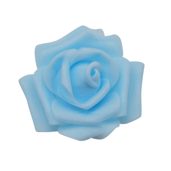 20 st 6 cm Stora PE Skumrosor Konstgjorda Blomhuvuden För Bröllopsfest Dekoration DIY Kransar Hem Dekorativa Hantverksmaterial F07 red 30pcs