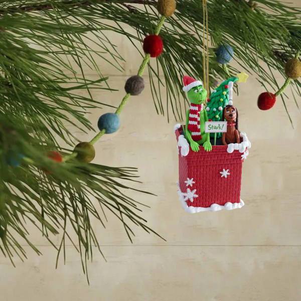 Stal Jul Akrylhänge Julgransdekoration 1 st Juldekoration 2024 Hur Stal Jul Med Present I One Size