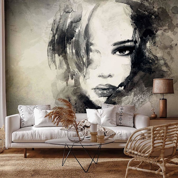 Veggbilde - Mystisk Jente 100x70 cm 100x70 cm