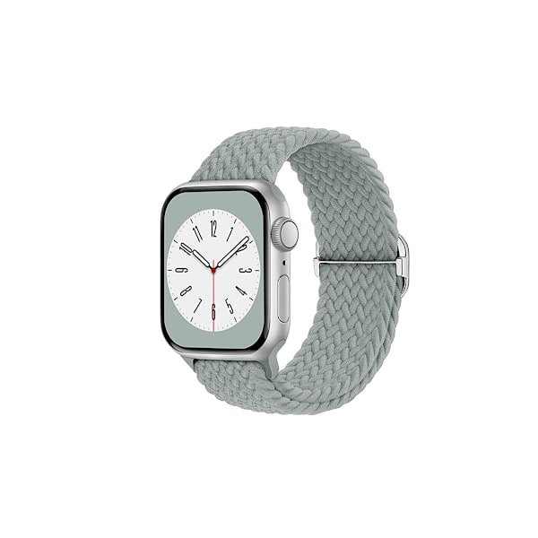 Kellon ranneke Apple Watch iWatch 42/44/45/49MM vaaleanvihreä