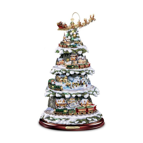 Juletre Vindusklistremerker Roterende Skulptur Togdekorasjon Juledekorasjoner Vinter Hjemmeinnredning 2023 Navidad as picture 20x30cm