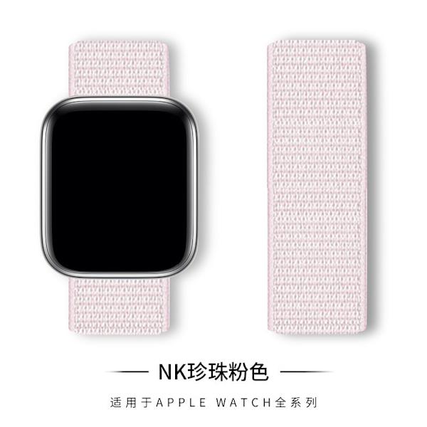 Klockarmband för Apple Watch iWatch 42/44/45/49mm NIKI pärlpulver