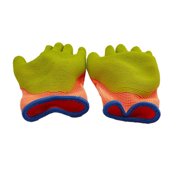 1 Par Barnehagehagehansker Slitesterke Vanntette Hansker Anti-stikk Anti-bitt Samle Skjell Beskyttelseshansker For Barn Orange