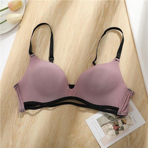 FINETOO Sømløse Dame BH'er Sexet Push Up BH Dame BH'er Undertøj Lingeri til Kvinder Sport Nattøj BH 32-38 Bralette Grey 34A/B