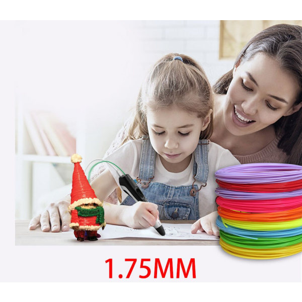 PLA/ABS 3D-penna Filament 10/20 Rullar 10M Diameter 1.75mm 200M Plastfilament För 3D-penna 3D-skrivarpenna, Färg Upprepas Inte PLA30colors x3m As photo