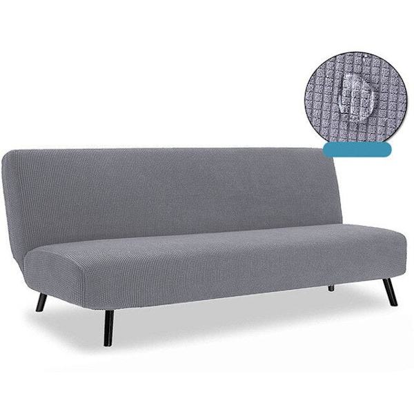 Vanntett sovesofa trekk jacquard ensfarget spandex stue stretch altomfattende sofaputetrekk uten armlener 6251-1 150-210cm