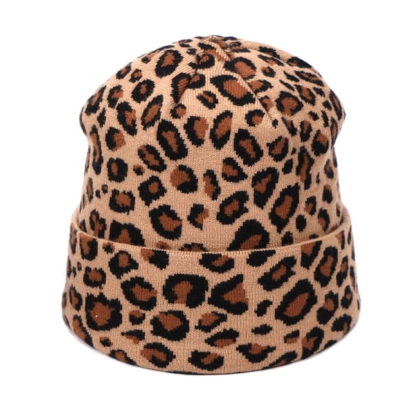 Vinter dam pompon mössa halsduk set Leopard Sexig utomhus varm 2-delars päls pom pom mössa halsduk hedging mössor för kvinnliga tjejer T