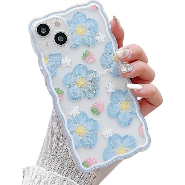 Kompatibelt med Iphone 7/8/se 2020/se 2022 Skal för Kvinnor Flickor, Sött Blommigt Mönster Skyddsskal Slim Mjukt Silikon Tpu Skyddande Fodral För iPhone 13 Pro Max