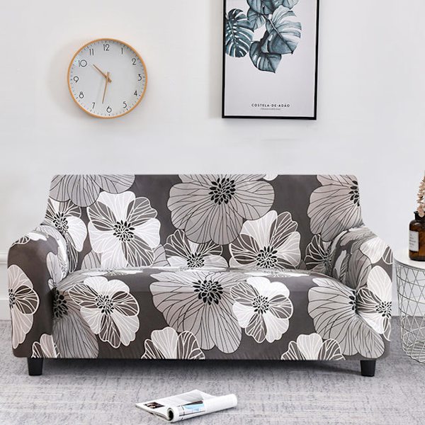 Blomstret Slipcovers Stræk Plaid Sofabetræk til Stue Elastisk Sofastolebetræk Sofahåndklæde Boligindretning 1/2/3/4-personers Pattern 28 1-seater 90-140cm