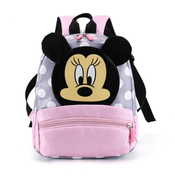 Disney Tecknad Ryggsäck För Baby Pojkar Flickor Minnie Mus Mickey Mouse Barn Härlig Skolväska Förskola Skolväska Barn Present style04 28x22x9CM