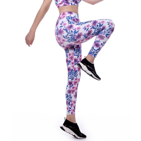 Yoga Bukser Løbebukser Tights Gym Træning Gym Leggings Sport Til Kvinder NB728-GRAY XL