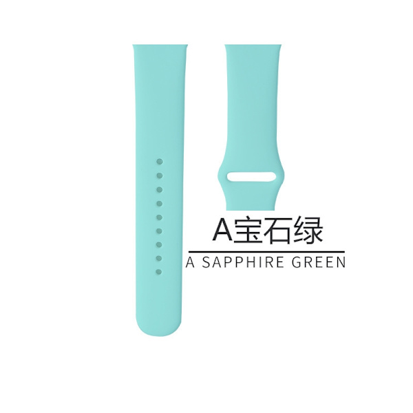 Kellon ranneke Apple Watch iWatch -kelloon. Soveltuu: 1-9 sukupolvi SE 38/40/41 standardi 15A safiirinvihreä