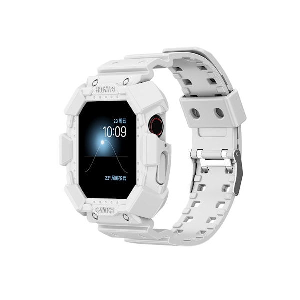 Til Apple Watch iWatch 6/5/4 Urrem Gennemsigtig Faldsikker En Urrem Frosting through 38/40mm iWatch