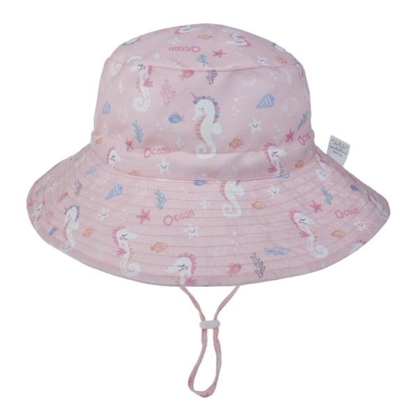 Sommer Baby Solhat Børn Udendørs Nakke Øre Dækning Anti UV Beskyttelse Strandhatte Drenge Piger Svømmehatte Til 0-8 År as pictures15 for 6-36 months