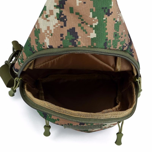 Sportig axelväska för utomhusbruk för män eller pojkar Army Green