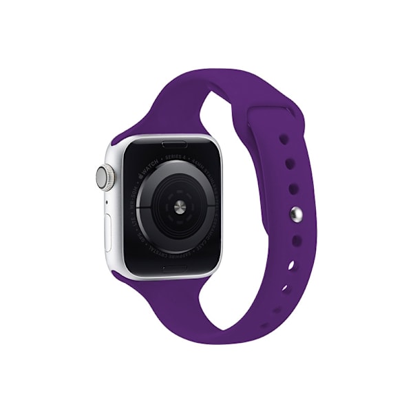 Klockarmband för Apple Watch iWatch 38-41 S10/42mm Vit Box Regular Lila