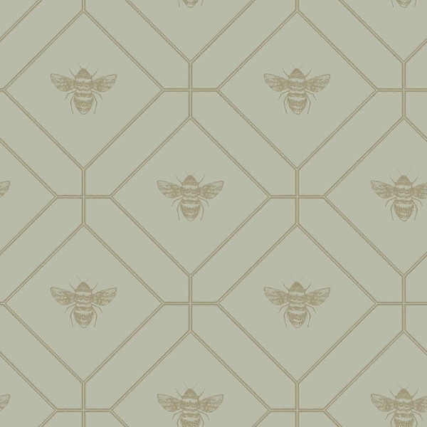 Honeycomb Bee -tapetti, Holden, vihreä Green