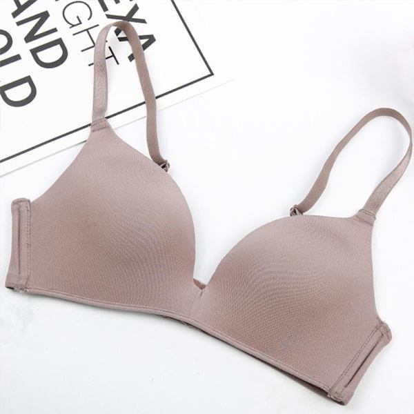 Sömlösa BH:ar för Kvinnor Push Up BH:ar Utan Bygel BH A B Kupa Underkläder Sexig BH White 70