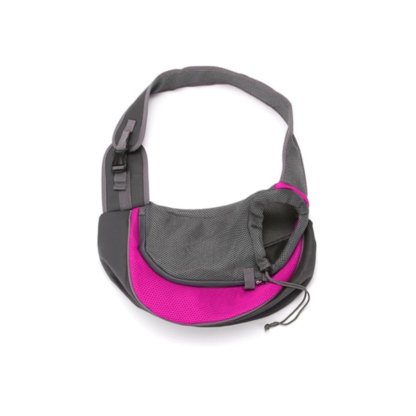 Utomhus Rese Husdjur Valp Bärväska Hundryggsäck Axelväskor Mesh Oxford Enkel Komfort Sling Handväska Tote Påse hund Red S