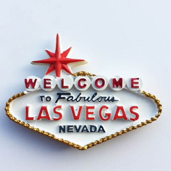 Världsturism Kylskåpsmagnet Souvenir USA Las Vegas Florida kulturlandskap Kylsklistermärken Set Heminredning C