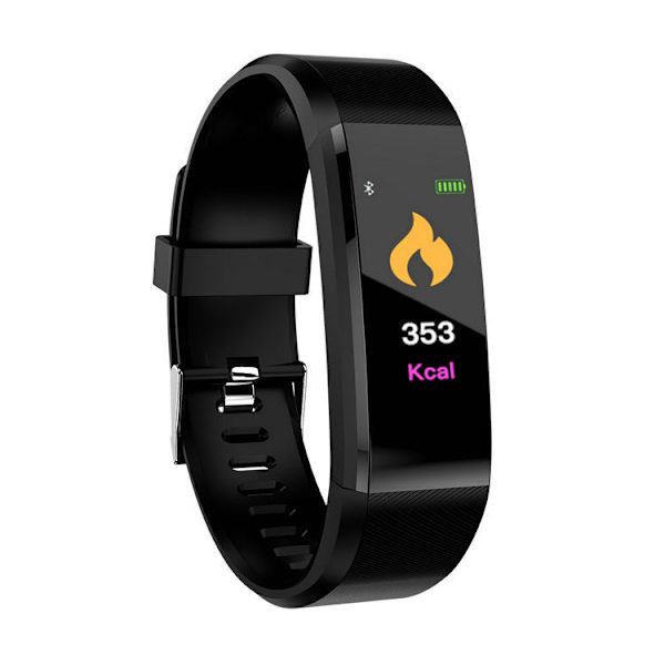 Smart Armbånd Farveskærm Ur Skridttælling Puls Sportsgave Studerende Green