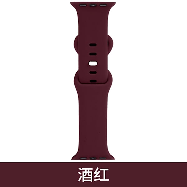 Urrem til Apple Watch iWatch 38/40/41/42 S10 SM Burgundy