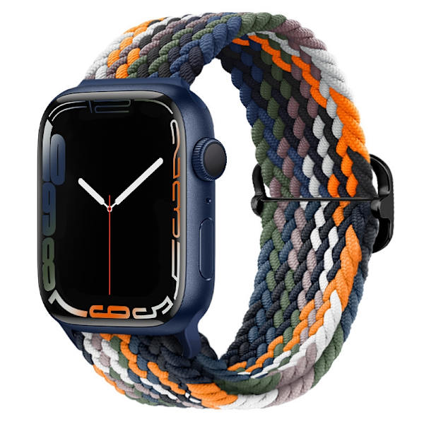 Klockarmband för Apple Watch iWatch 38/40/41mm 8-formad spänne denim färgstark