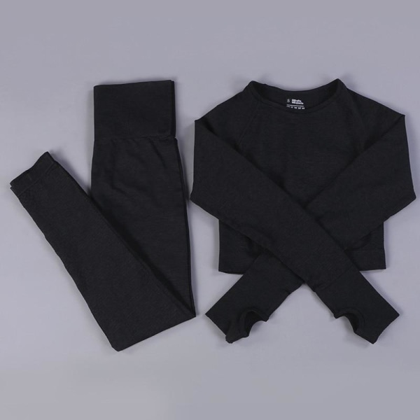 Yoga Set Dam Fitness Sportkläder Träningsdräkter GYM Kläder Löpartights Träningsbyxor 2pcs BraArmyGreen S