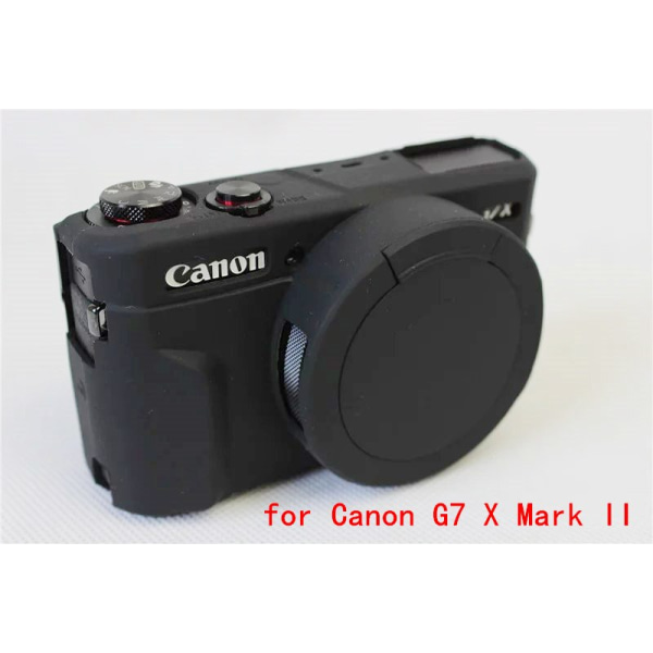 Kameraväska för Canon G7X3 G7 X Mark III G7X2 G7 X Mark II vlog Case Skyddande silikon Mjukt cover Soft shell g7xm2 g7x2 G7X3